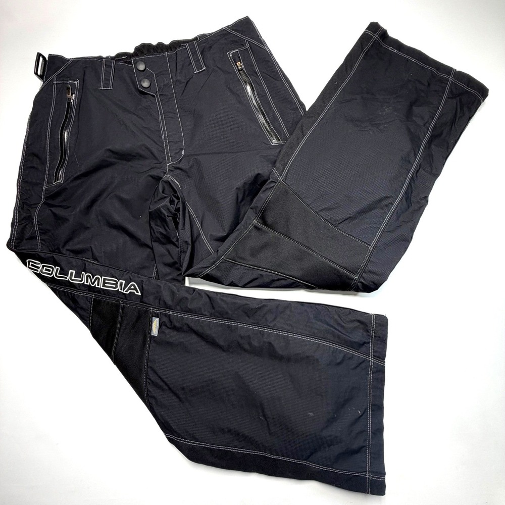 Columbia Titanium Snow Pants Black Ski Snowboard Mens L‎